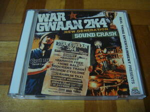 廃盤!2枚組!SOUND CRASH『WAR GWAAN 2K4』RANKIN TAXI BARRIER FREE RED SPIDER MIGHTY CROWN RODEM CYCLONE NINE BALL SOUND CLASH