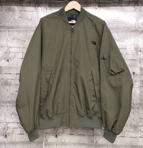 THE NORTH FACE ノースフェイス WP Bomber Jacket ウォーター ボンバージャケット MA-1 ナイロン NP12437 サイズL カーキ 店舗受取可