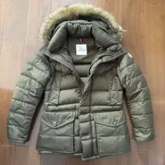 美品 MONCLER モンクレール CLUNY クルーニー カーキ ダウン 0