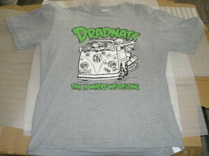 DRADNATS ドラッドナッツ 2009年ライブ ツアー バンド Tシャツ Ｍ サイズ PIZZA OF DEATH ピザ・オブ・デス 横山健 ken yokoyama 