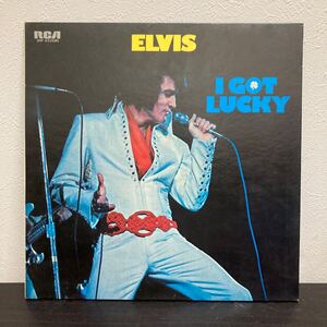  LP レコード　ELVIS PRESLY エルヴィス　プレスリー　I GOT LUCKY SHP-6228