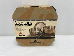 下松)MSR ALPINE CLASSIC アルパイン クラシック ステンレス製 クッカーセット 未使用品 ◆★J240917R12A MJ17A