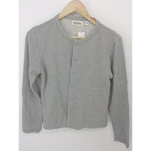 ◇ BEAMS BOY ビームス ボーイ ノーカラー 長袖 カーディガン ライトグレー系 レディース P