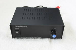 ★売り切り！　送料無料！　美品！　エミック　SOUNDEVICE　TA-3SN　ステレオパワーアンプ　社外オーディオ　中古品★