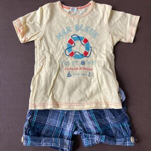 コンビミニ☆半袖Tシャツショートパンツ2点セット☆110