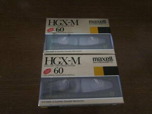 新品未開封 マクセル　maxell　HGX-M 60　8㎜　ビデオカセット テープ