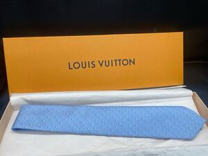 Sルイ・ヴィトン LOUIS VUITTON ネクタイ ネクタイ 衣料品 シルク メンズ ブルー系