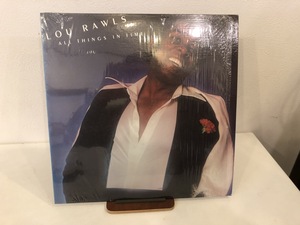 【中古品】ルー・ロウルズ (LOU RAWLS) / ALL THINGS IN TIME PZ-33957 US盤 LP シュリンク ギャンブル＆ハフ #100243