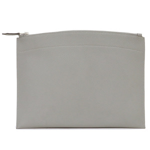 （未使用　展示品）エルメス HERMES ポシェット バザール MM クラッチバッグ トゴ レザー Gris mouette グリムエット グレー X刻印