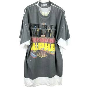 Vetements(ヴェットモン) Generation Alpha Tee ジェネレーションアルファ転写プリント半袖Tシャツ 18AW T Shirt (grey)