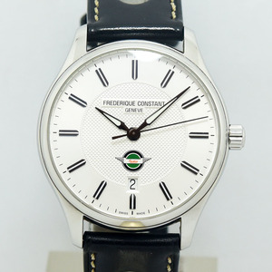 フレデリック コンスタント 中古 メンズ FREDERIQUE CONSTANT HEALEY ヴィンテージカー 自動巻 SS ステンレス レザー シルバー