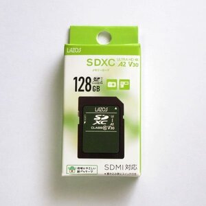 新品 LAZOS SDXCカード 128GB U3 A2 V30