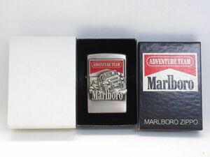 H559-N29-3877◎ Zippo ジッポー Marlboro マルボロ ADVENTURE TEAM メタル貼り オイルライター 喫煙具 現状品1◎