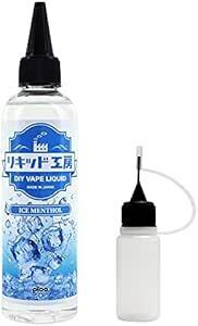 アイスメンソール プルプラ 国産 電子タバコ リキッド 大容量 120ml アイスシリーズ 日本ハッカ使用 便利な目盛付きボトル