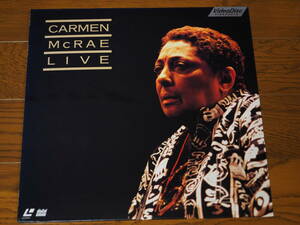 LD♪CARMEN McRAE LIVE♪カーメン・マクレエ・ライヴ