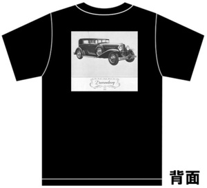 アドバタイジング デューセンバーグ 3245 黒 Ｔシャツ 1929 1927 1925 1922 アメ車 duesenberg クラシックカー ビンテージ アドバタイズメ