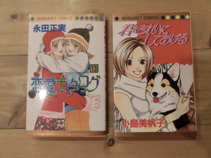 ★送料185円！★マーガレットコミックス２冊★「君をきれいにしてあげる」「恋愛カタログ」★美品