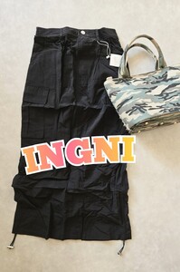 ★INGNI★イングミリタリーカーゴスカート新品タグ付き★