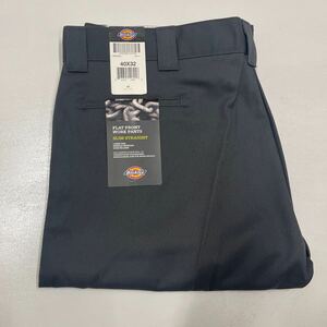 W40 濃いグレー 新品 873 ディッキーズ DICKIES スリムストレート ローライズ 873 USA MODEL ワークパンツ 3