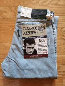 LV-2 1980年代製 送料込■Levis　リーバイス　635-02 CLASSICO AZZURRO ジェームスディーン　スリムモデル　アイスウォッシュ　29