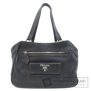 PRADA プラダ BR3601 ロゴ トートバッグ レザー レディース 中古