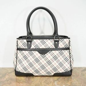 BURBERRY CHECK PATTERNED TOTE BAG/バーバリーチェック柄トートバッグ