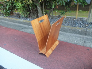 Plywood Magazine Rack プライウッド マガジンラック ミッドセンチュリー 新聞入れ 雑誌 北欧系