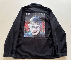 【ほぼ未使用品】Supremeシュプリーム Hellraiser BDU SHIRT ヘルライザー長袖シャツ 黒 Lサイズ