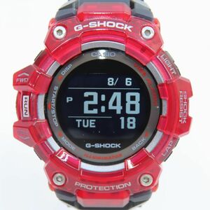 160s CASIO カシオ G-SHOCK G-SQUAD ジー・スクワッド Bluetooth GBD-100SM-4A1JF 日産キャラバン50周年記念 クオーツ 腕時計 ※中古