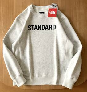 完売・限定■日本製■ THE NORTH FACE standard / STANDARD CREW / OM オートミール / XL サイズ / ノースフェイス スウェット シャツ