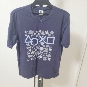 新品 L 紺色 Tシャツ