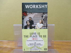 S-708【8cmシングルCD】ワークシャイ 愛の行方 WORKSHY love is the place to be / you