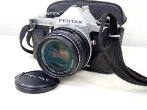 3584★PENTAX ペンタックス ME super フィルムカメラ　SMC PENTAX-M 1:1.7　50ｍｍ　レンズ　中古　動作未確認