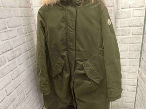 【美品】MONCLER／B20934983325／EVANTHIA GIUBBOTTO／ダウンコート／サイズ2／カーキ／モンクレール