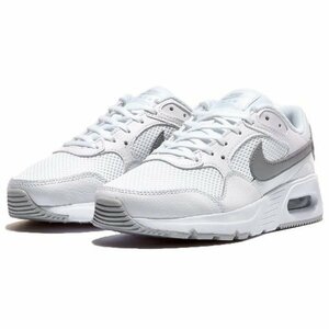 Z1070 NIKE ナイキ スニーカー 23.5cm ホワイト グレー AIR MAX SC エア マックス スウッシュ カジュアル トラックスタイル スポーツ