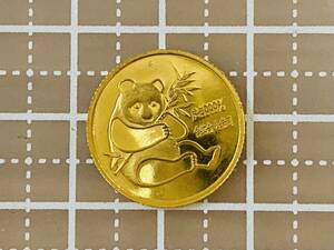 k24 中国 1982年 パンダ金貨 1／10オンス 3.1g 発行初年度 鑑定済 Chinese Gold Panda 熊猫金幣 999%