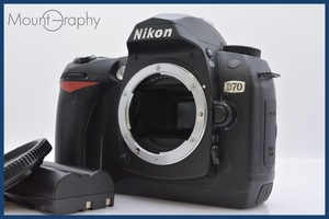 ★良品★ ニコン Nikon D70 バッテリー、キャップ付属 ★完動品★ 同梱可 #mj611