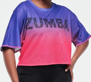 【正規品・新品】XSサイズ★ZUMBA・ズンバ★ Funscape Boxy Dolman Crop Top P