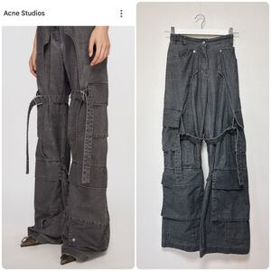 Acne Studios アクネストゥディオズ デニムカーゴパンツ 32 トラウザーズ FN-WN-TROU001224