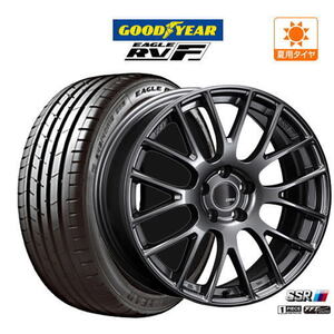 18インチ ホイール 5穴 7.5J pcd100 114.3 タナベ SSR GT V04 グッドイヤー イーグル RVF 215/45R18 ノア VOXY 等