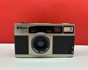 # Nikon 35Ti 35 Ti チタン コンパクトカメラ フィルムカメラ NIKKOR 35mm F2.8 シャッター、フラッシュOK 動作確認済 ニコン