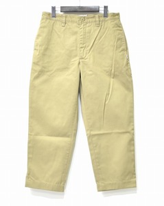 WTAPS (ダブルタップス)KHAKI TROUSERS. COPO. TWILL 191WVDT-PTM01 カーキトラウザーズ コットンツイル チノパンツ ワーク ミリタリー