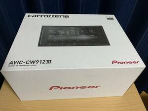 カロッツェリア パイオニア サイバーナビ 7V型HD AVIC-CW912III 地デジTV/Bluetooth/DVD/CD/USB/SD 2023年 展示品