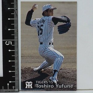 97年 カルビー プロ野球カード 144【湯舟 敏郎 投手 阪神タイガース】平成9年 1997年 当時物 Calbeeおまけ食玩BASEBALL【中古】送料込