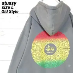 STUSSY☆ステューシー☆フルジップパーカー☆Rock Live☆グレー☆L