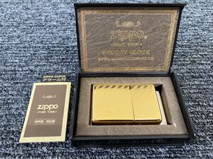 ZIPPO ジッポー　ポケットクロック　置時計　ケース付き美品