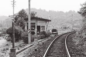 飾って楽しむ鉄道写真（昭和の駅in九州：上山田線 嘉穂信号所） NO.56510033