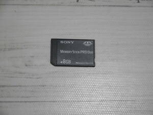 SONY　MEMORY　STICK　RPO　Duo　8GB　メモリースティック