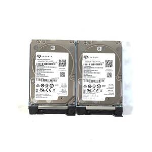 K6102963 SEAGATE 1.2TB SAS 10K 2.5インチ NECマウンタ HDD 2点【中古動作品】