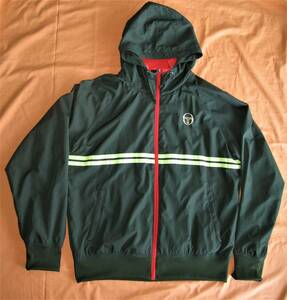 Sergio Tacchini / セルジオタッキーニ / ナイロン・パーカー / ブルゾン / XL / フォレスト・グリーン / 90